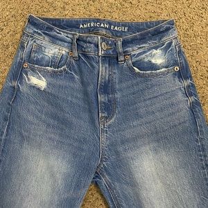 American Eagle mom jeans, Size 0 short